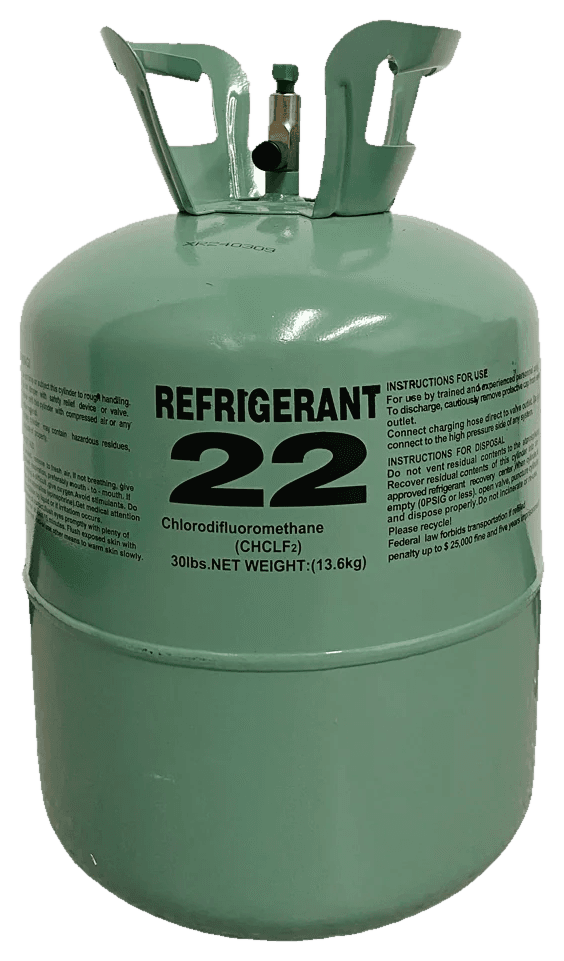 Precision Cold Refrigerant 22 (R-22) cylinder